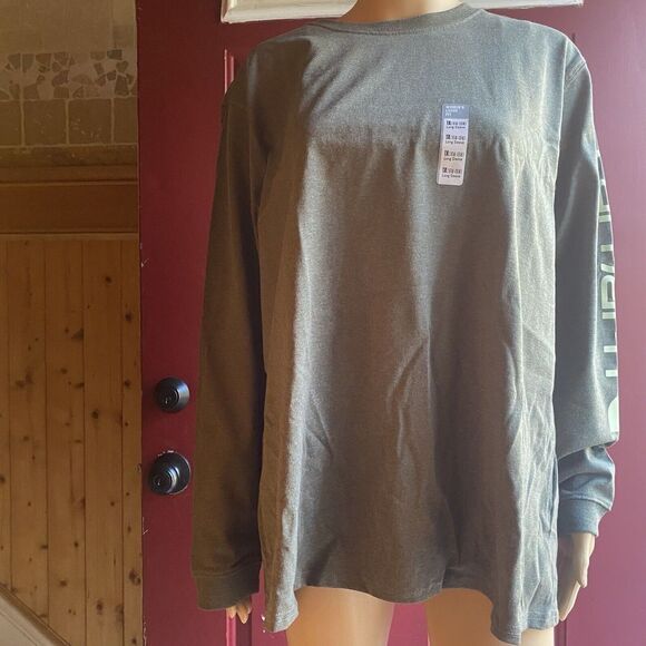 Carhartt Women’s Loose Fit Heavyweight Long Sleeve T Shirt Cotton size 1X NEW - Picture 3 of 16